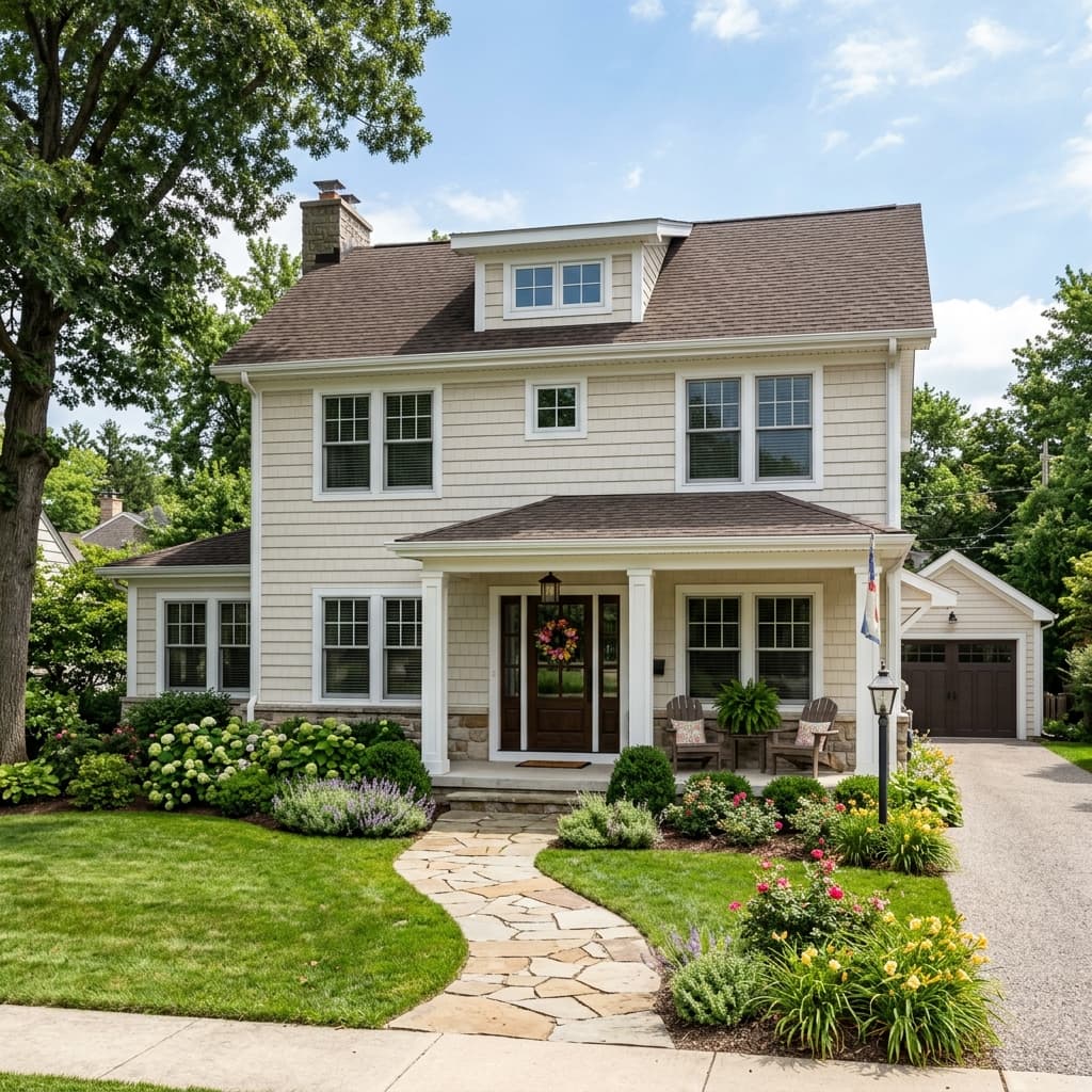 CertainTeed Savannah Wicker siding home