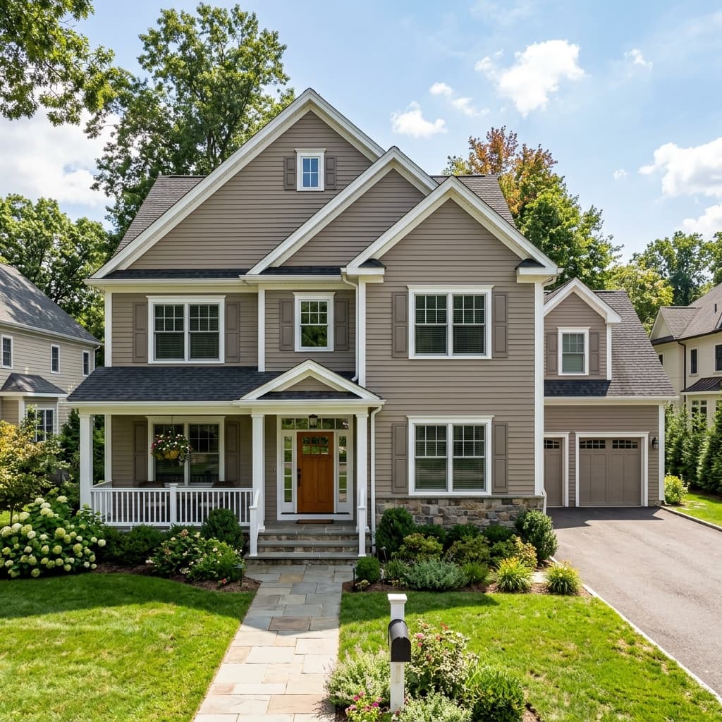 Premium insulated vinyl siding home