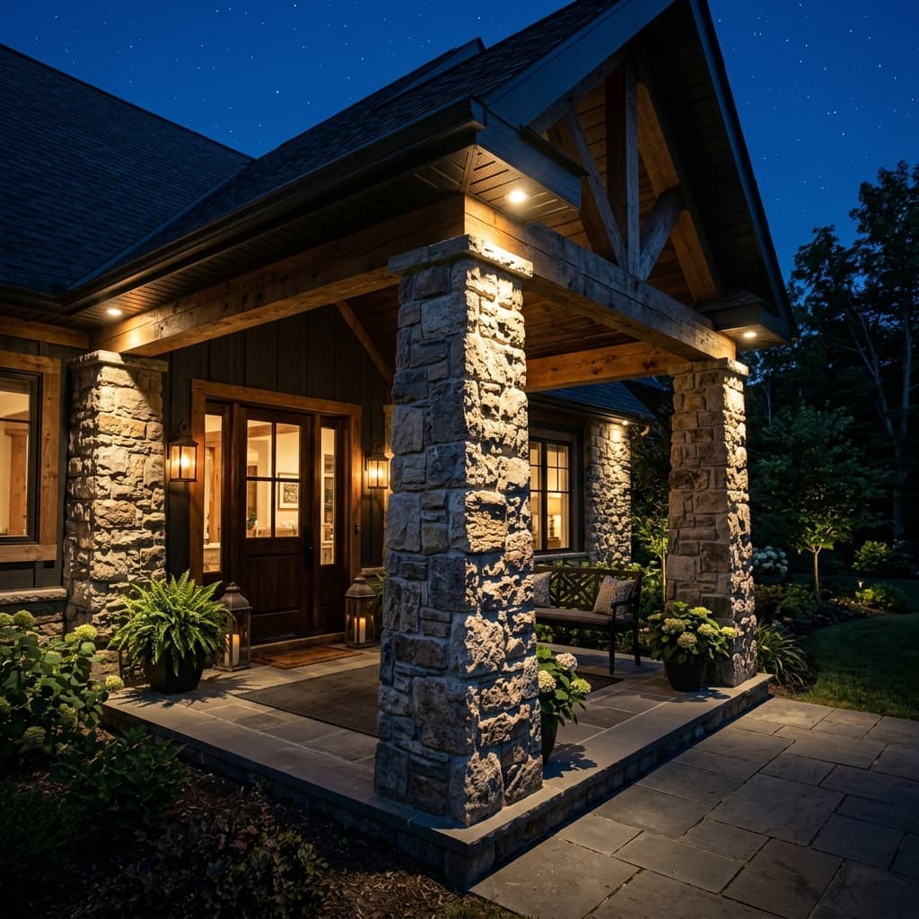 Soffit Lighting Over Columns