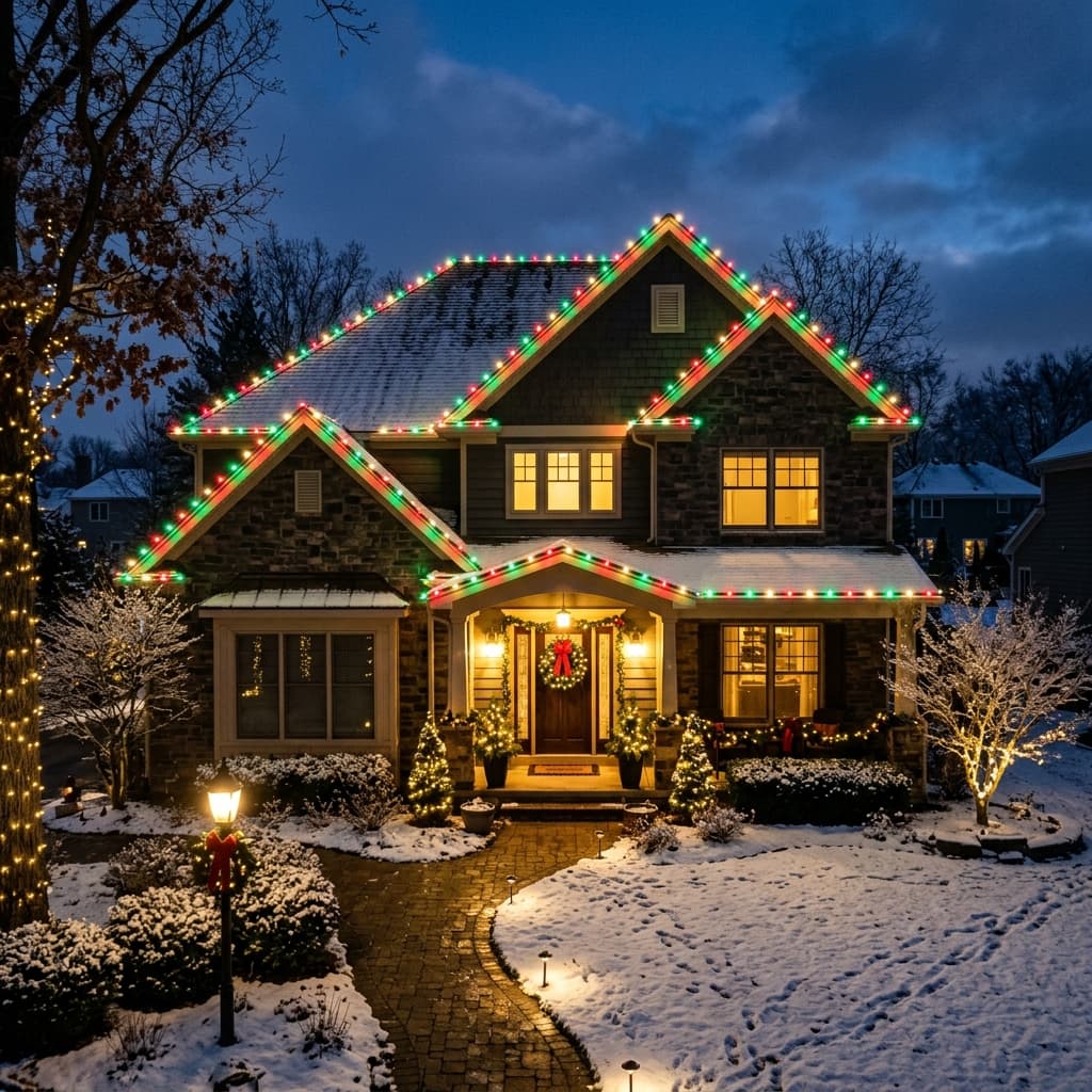 Trimlight vibrant holiday colors