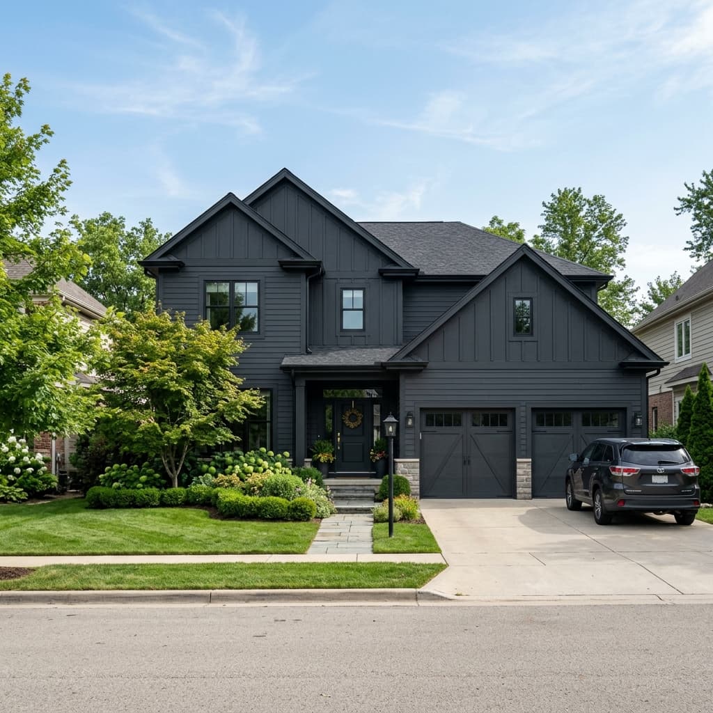 A beautiful home showcasing Color Drenching