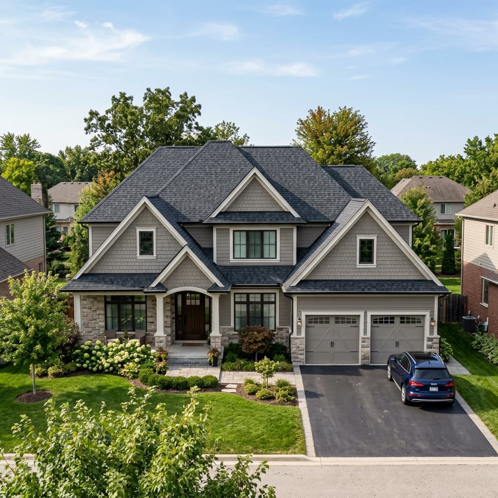 A beautiful home showcasing Architectural vs 3-Tab