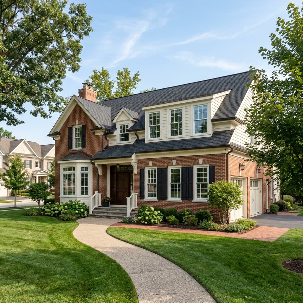 A beautiful home showcasing Casement vs Double Hung