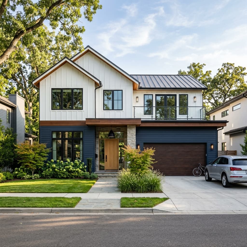 A beautiful home showcasing Two-Tone Ideas