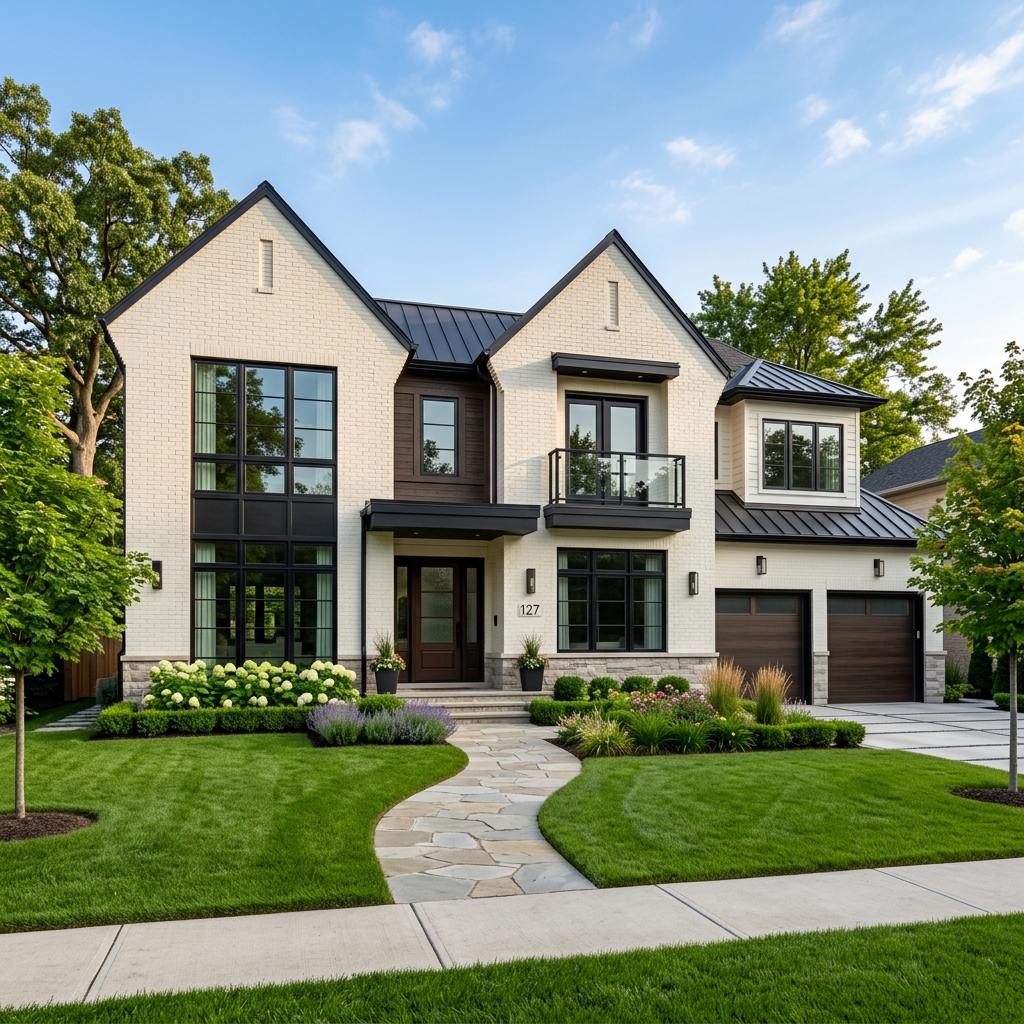 Cost to Paint Brick House Exterior (With AI Visualizer)