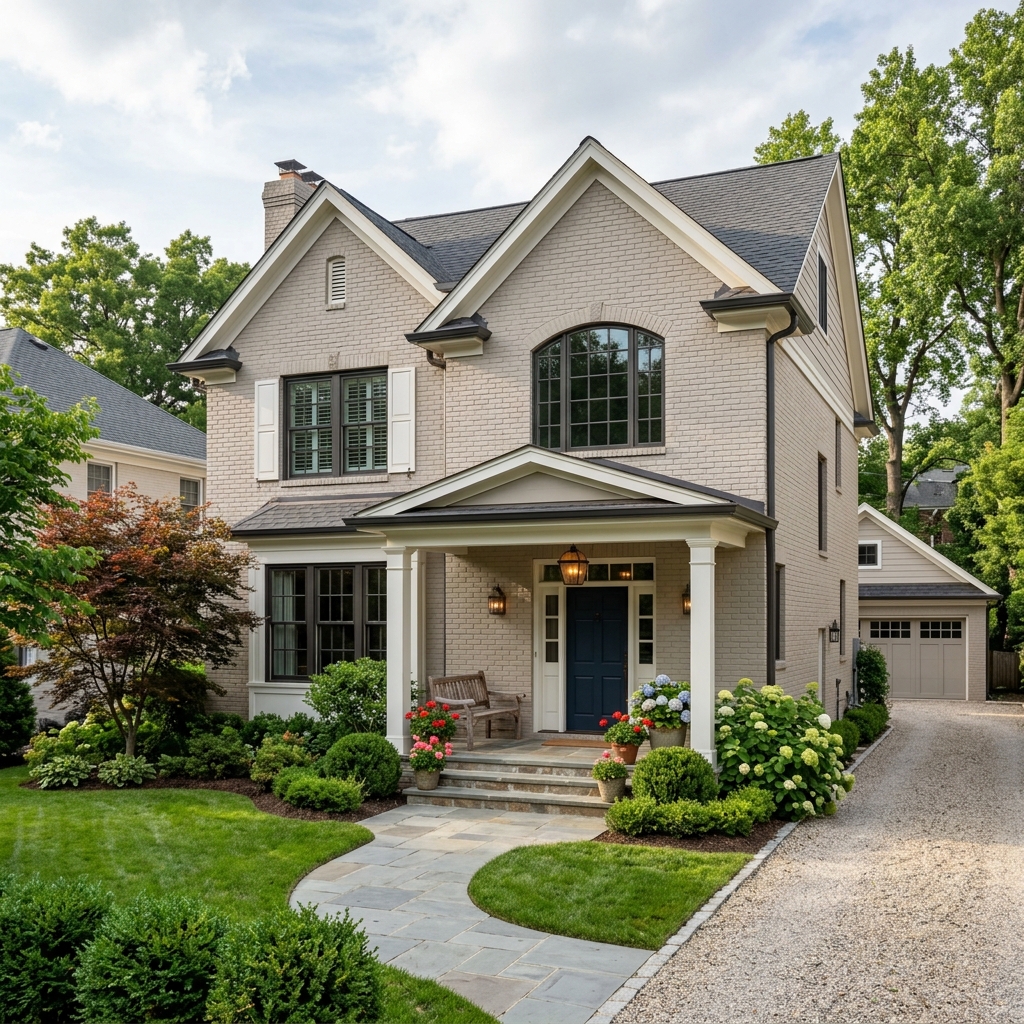 Sherwin Williams Exterior Paint Visualizer for Brick Houses